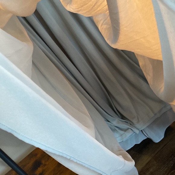 Dress Tells 2XL gray long lace top dressy dress - Picture 7 of 16